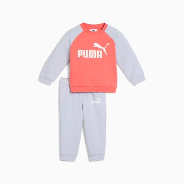 PUMA Minicats: Dva kosa raglan majica in hlače za male raziskovalce! Super udobno, super stilsko.